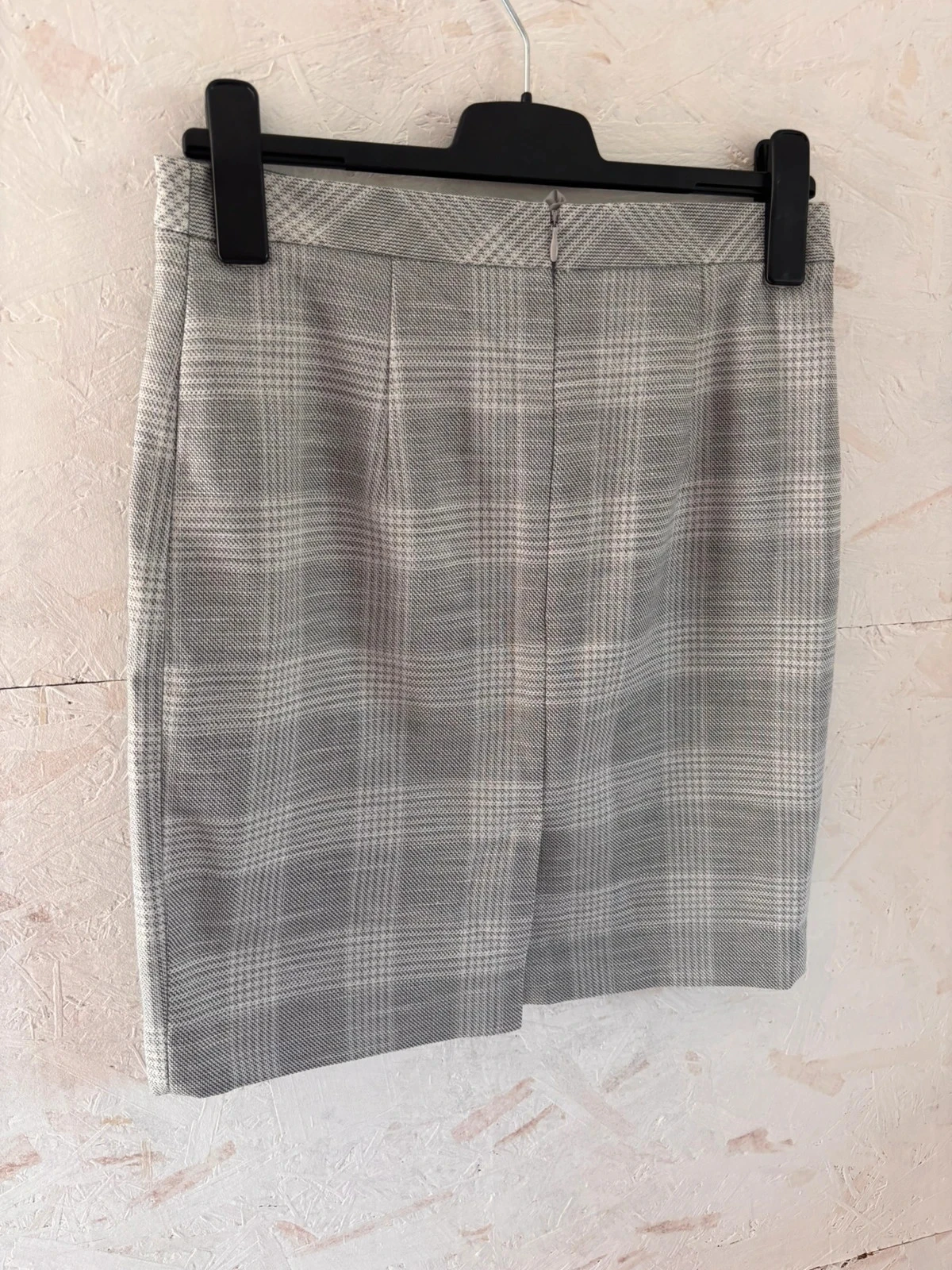 H&M Prince of Wales checkered pattern gray pencil skirt – Size 40 – Very good condition – photo 6